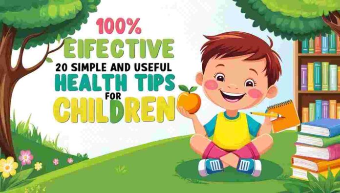 100% effective 20 Simple and Useful Health Tips for Children