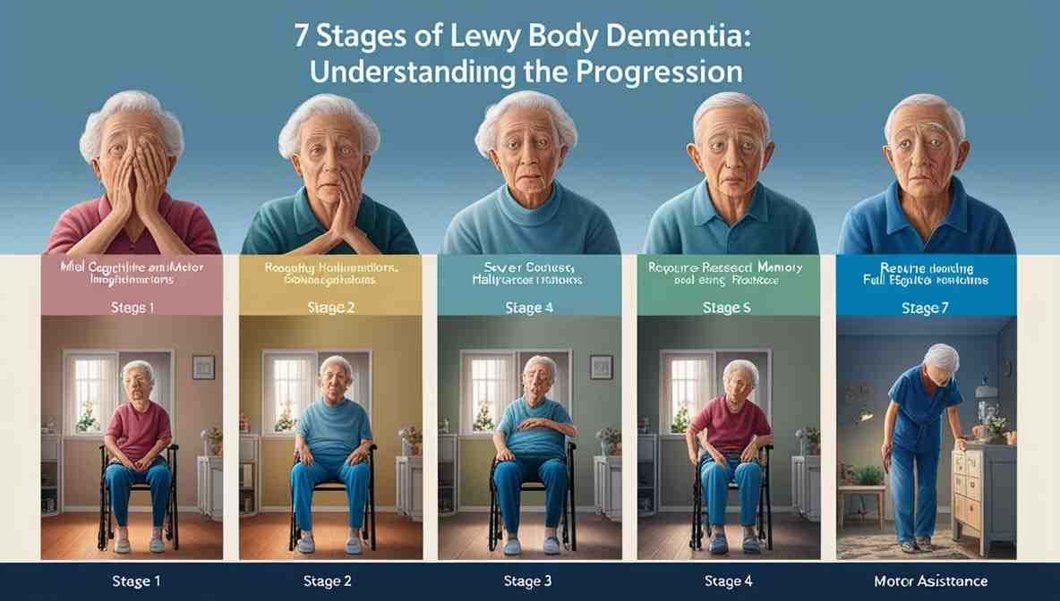 7 stages Lewy body dementia​